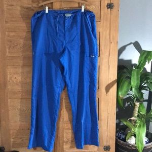 GREY’S ANATOMY bright blue scrub pants XLT